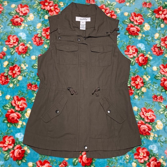 Coats | Sebby Brown Utility Vest | Poshmark